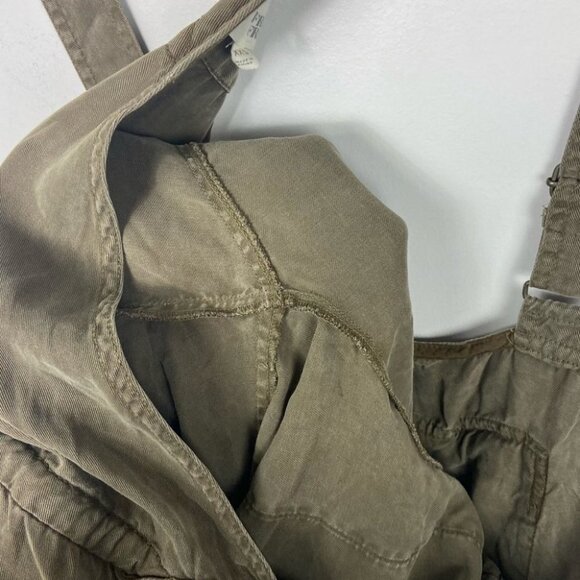 Aritzia Wilfred Free Green Lyocell Valletta Overalls Size XXS Jumpsuit Playsuit - Picture 10 of 12